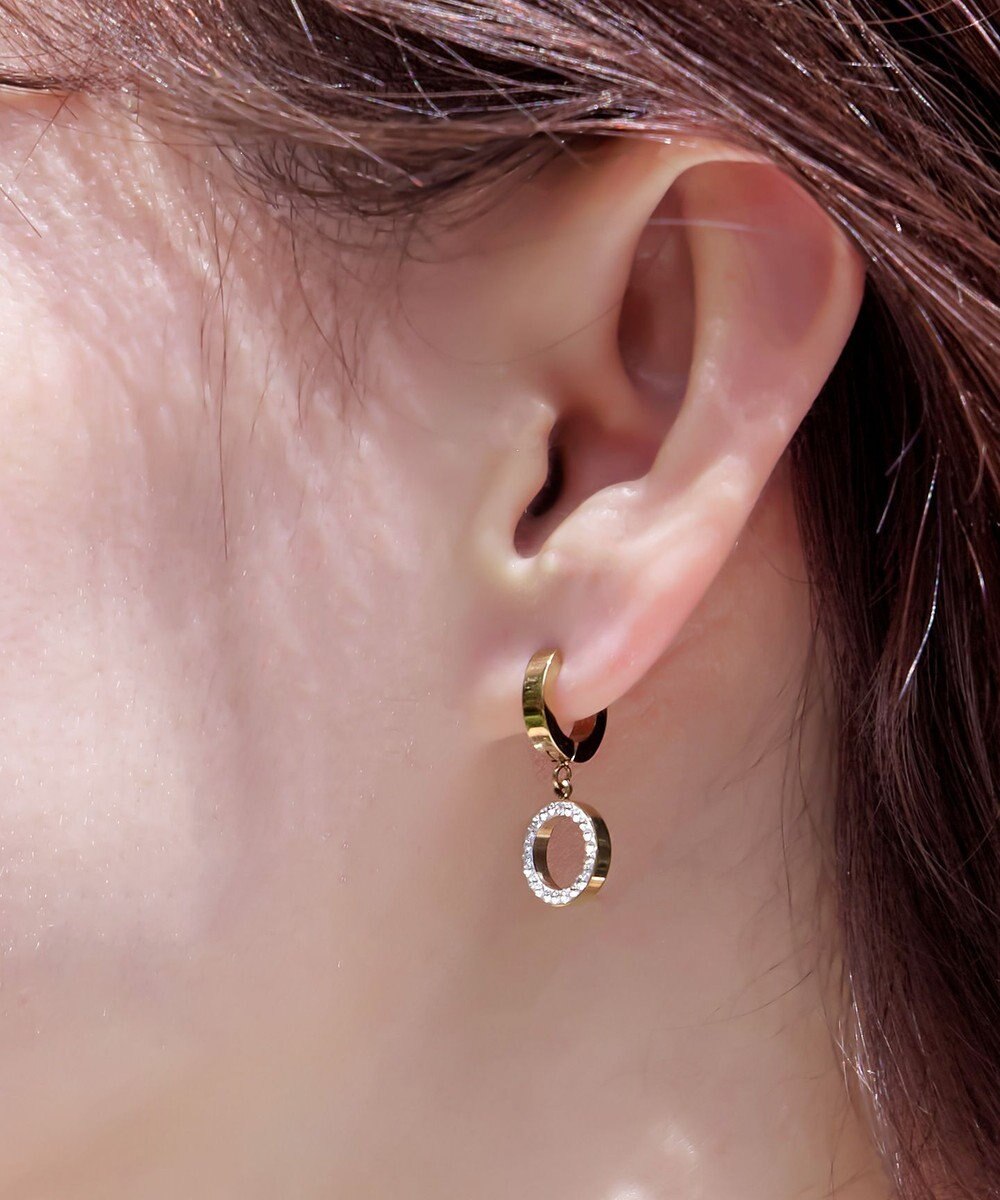 Tiaclasse 【金属アレルギー対応】 ハングサークルピアス 