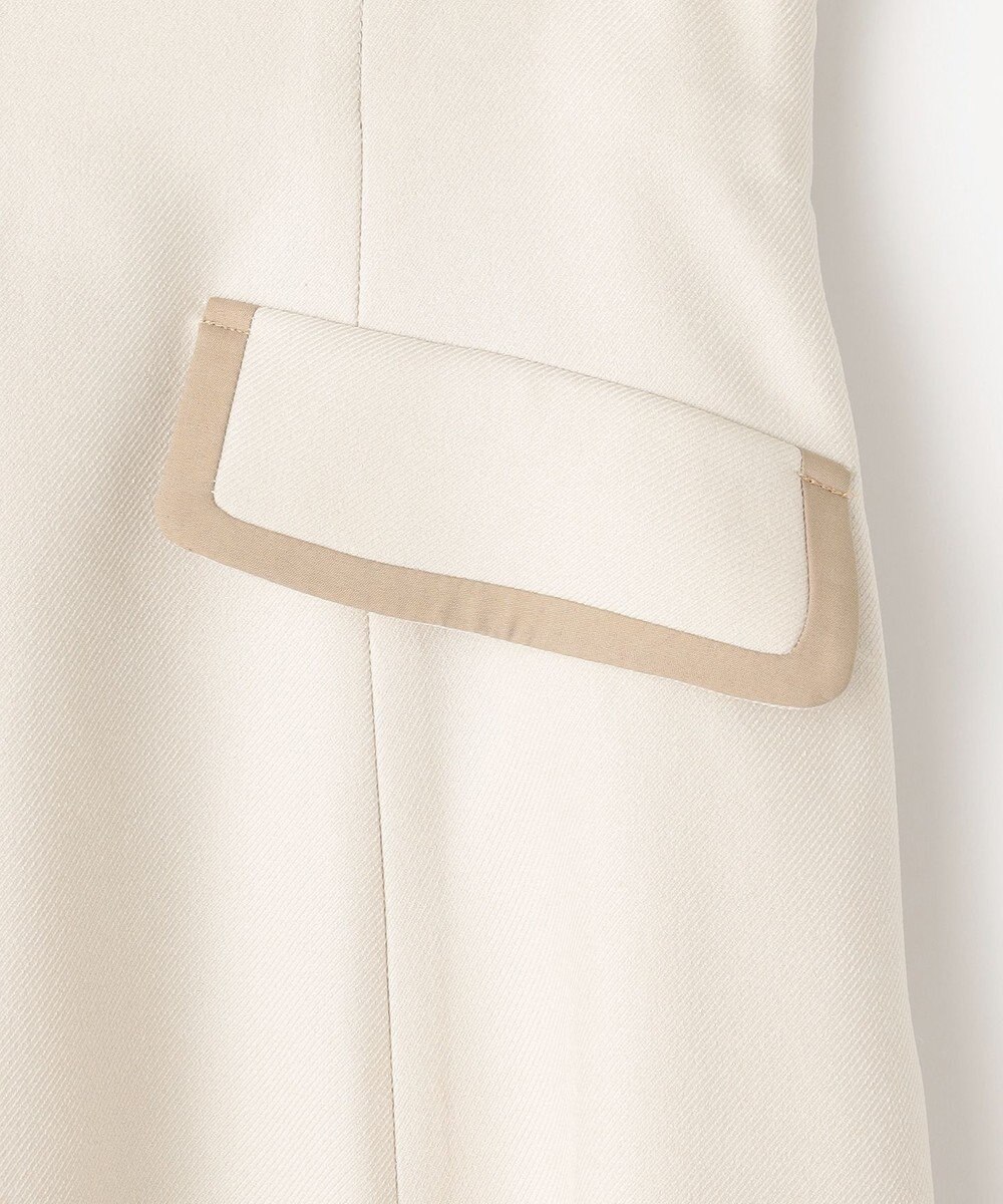 Feroux 【洗える】バイカラーフレア スカート 