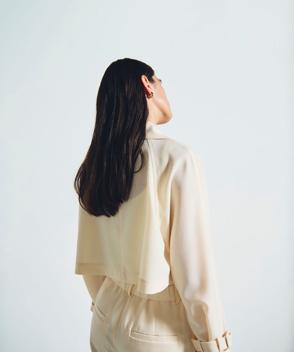 GRACE CONTINENTAL ストレッチスラブ3WAYコート 