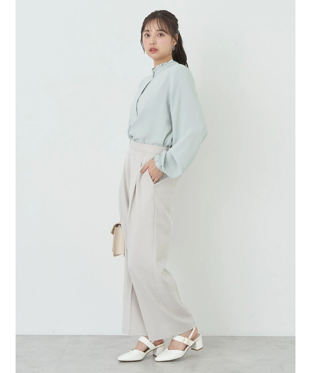 earth music&ecology ２ｗａｙフリルブラウス 