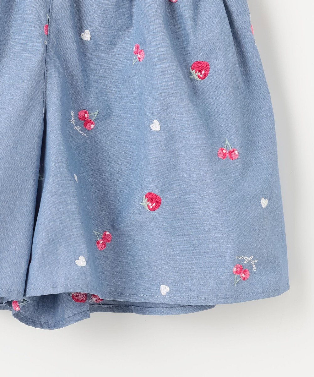 ANY KIDS 総柄刺繍 キュロット 