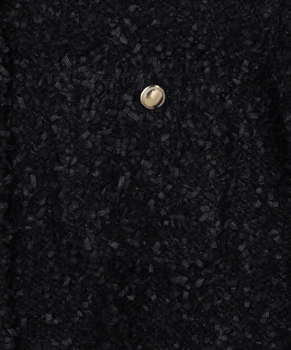 23区 【GOLD LABEL】リボンモールツイード ニットカーディガン 