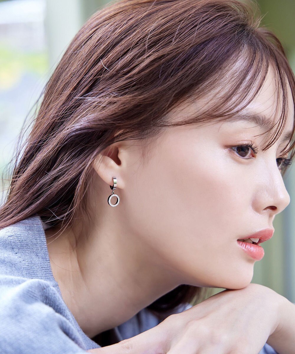 Tiaclasse 【金属アレルギー対応】 ハングサークルピアス 