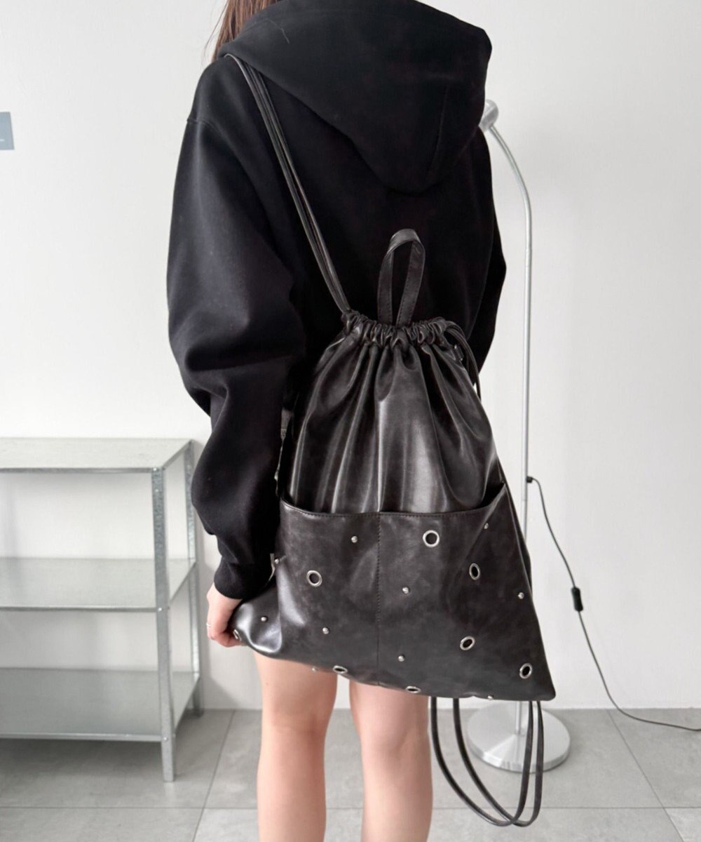 WEGO ハトメデザインナップサック 