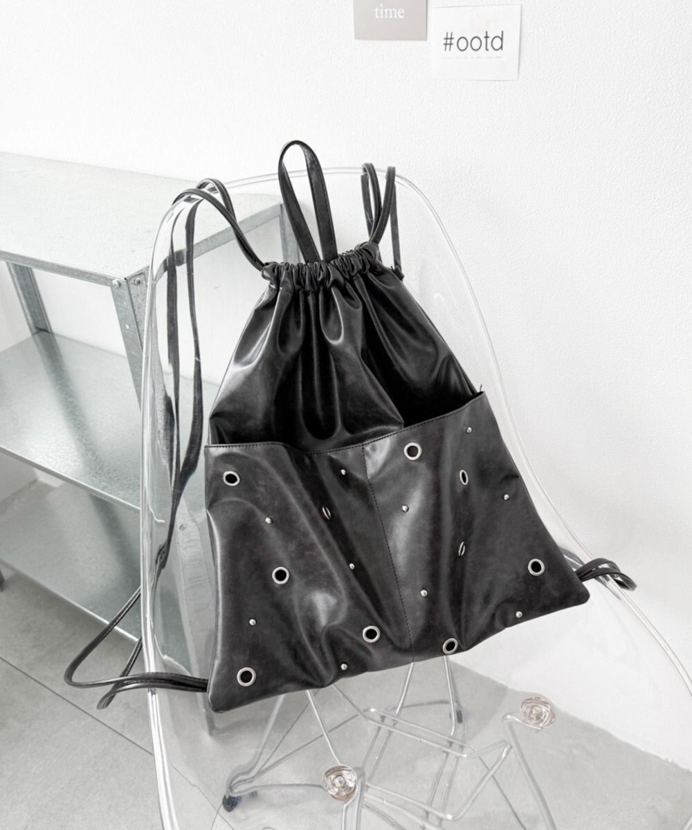 WEGO ハトメデザインナップサック 