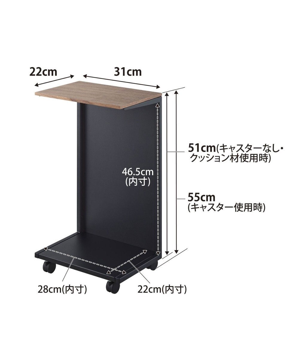 tower キャスター付き 目隠し布団乾燥機スタンド タワー ブラック 