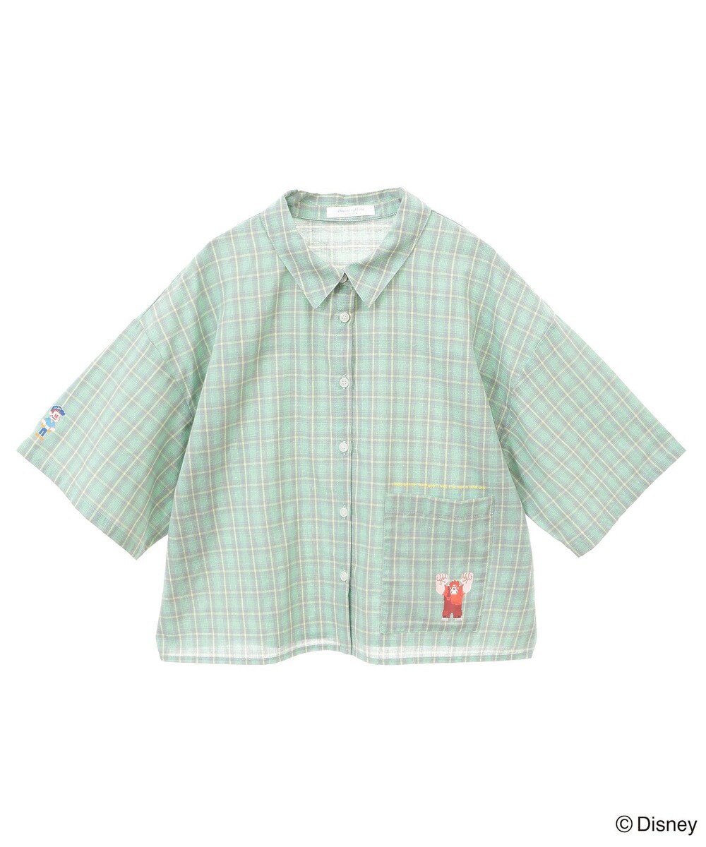 Green Parks シュガーラッシュ　／　チェックショート丈シャツ 