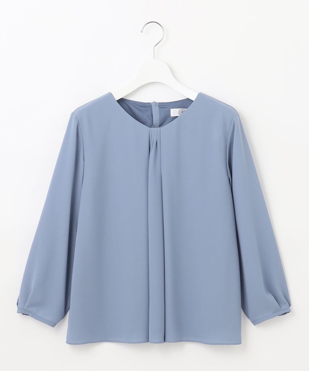 J.PRESS LADIES ストレッチジョーゼット Vネック カットソー 