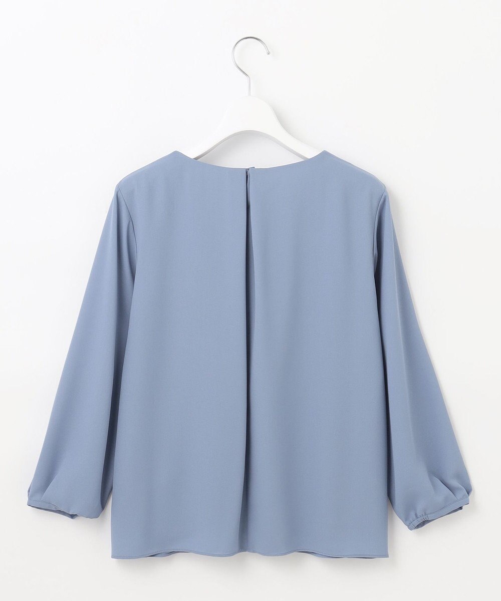 J.PRESS LADIES ストレッチジョーゼット Vネック カットソー 