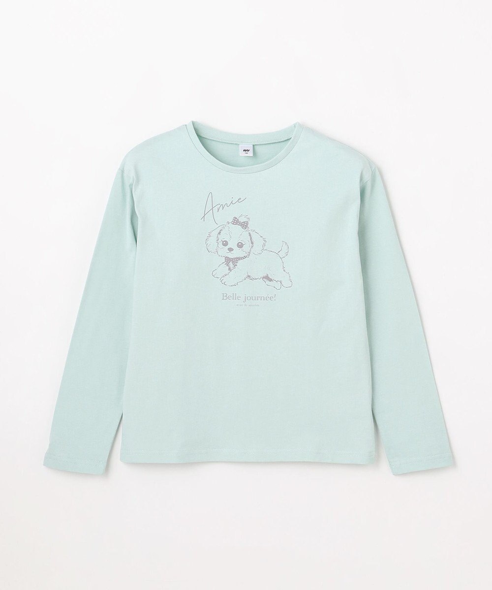 ANY KIDS 【一部店舗/WEB限定】【綿100%】プリント 長袖Tシャツ 