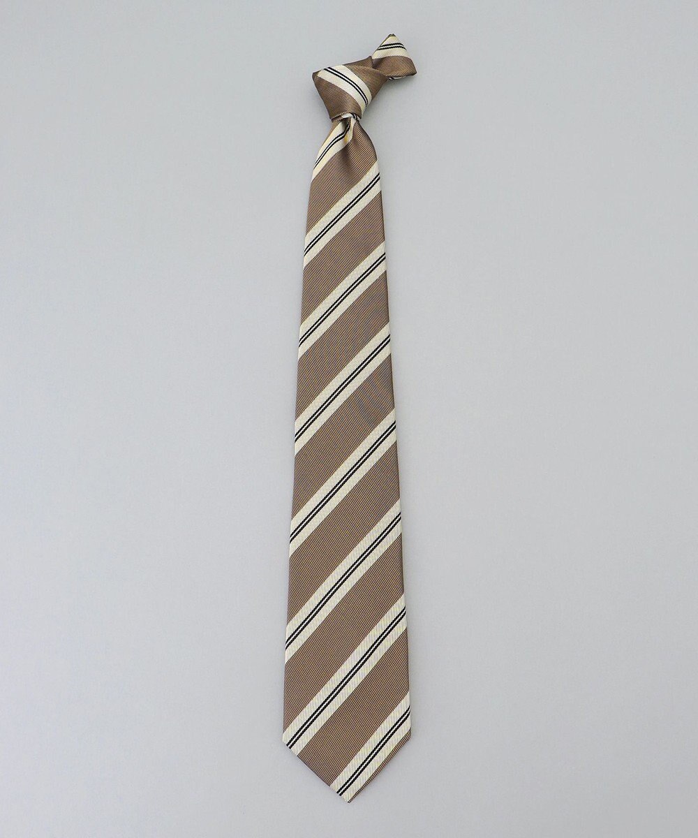 GOTAIRIKU  GOTAIRIKU別注【日本製】シルク ネクタイ_レジメンタル柄 