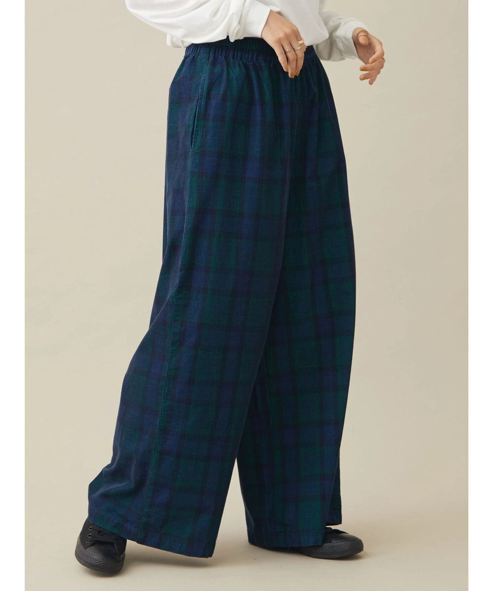 CRAFT STANDARD BOUTIQUE コーデュロイワイドイージーパンツ 