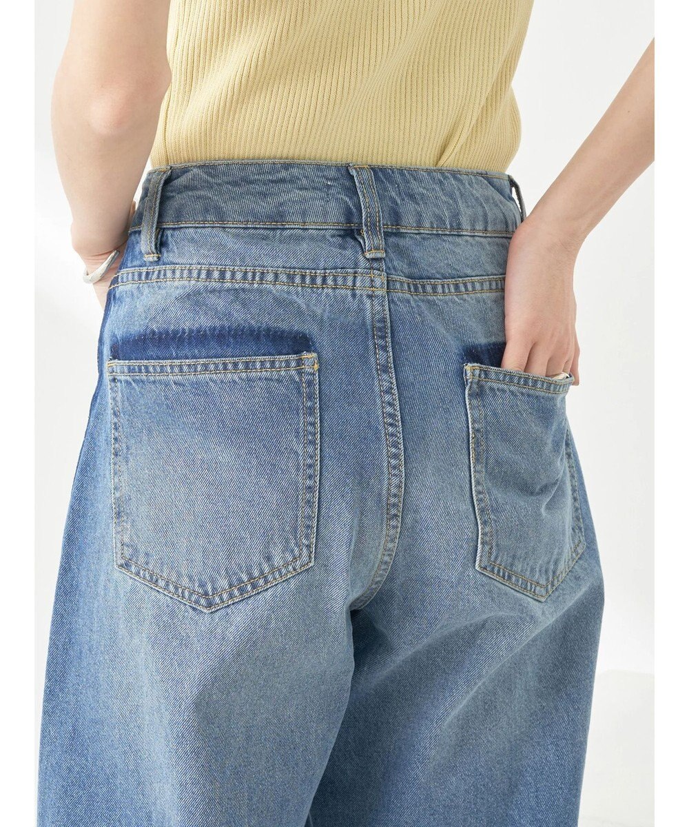 earth music&ecology サイドラインデニムパンツ 