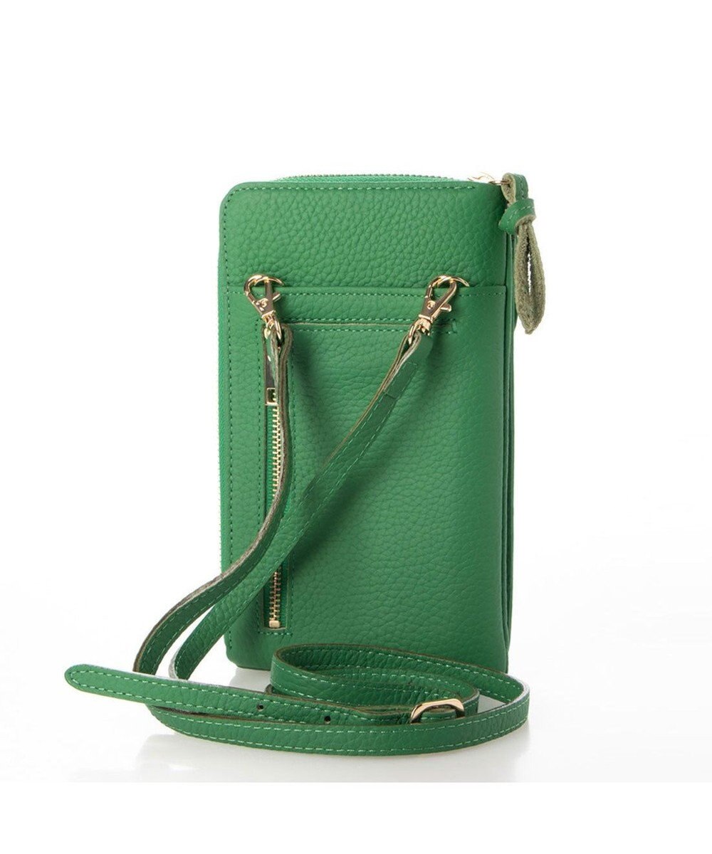 UNBILLION ペルケ perche / 牛革シュリンクタイプモバイルウォレットショルダー　旧8660 