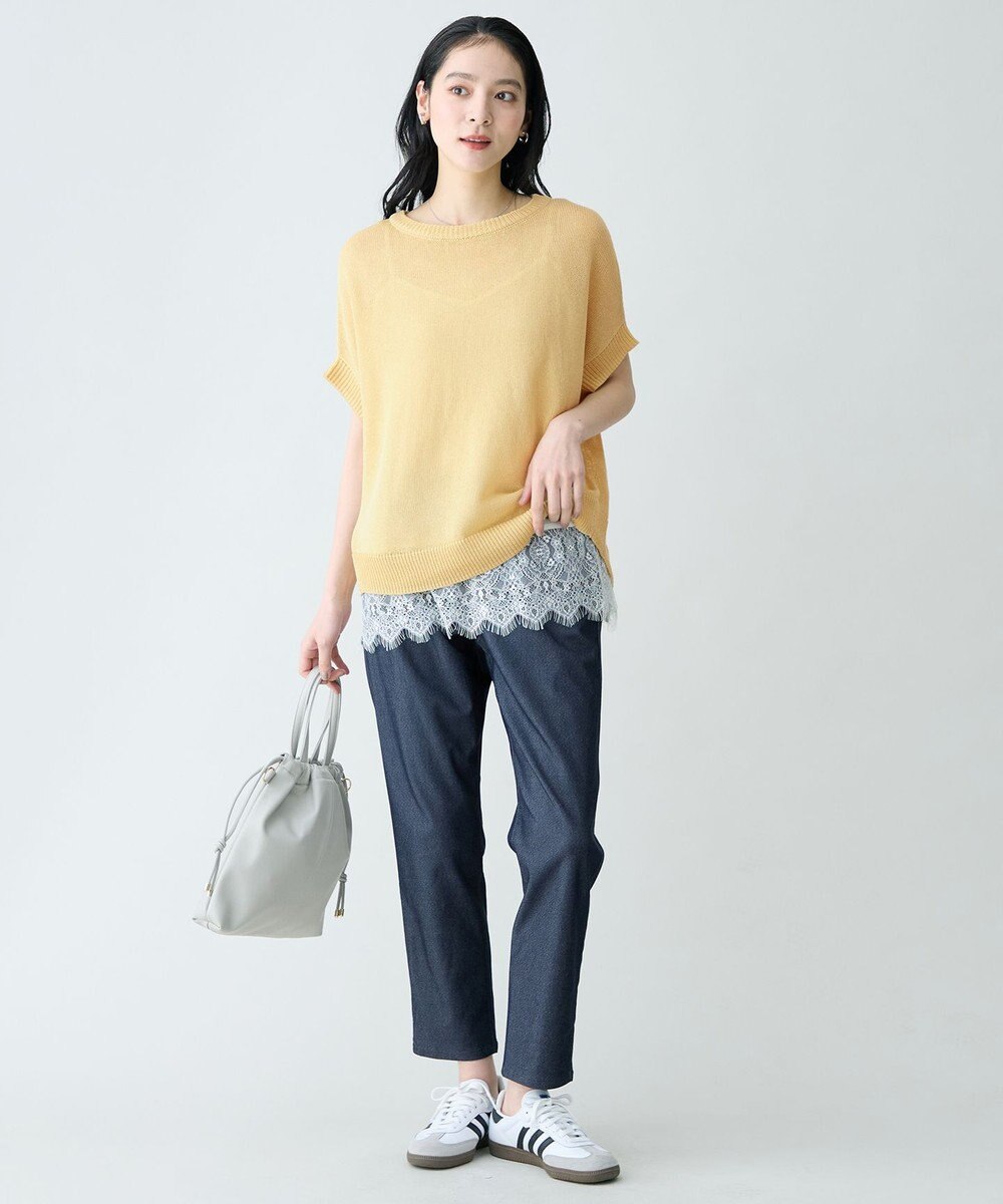 ANY ラミータッチオーバーニット 