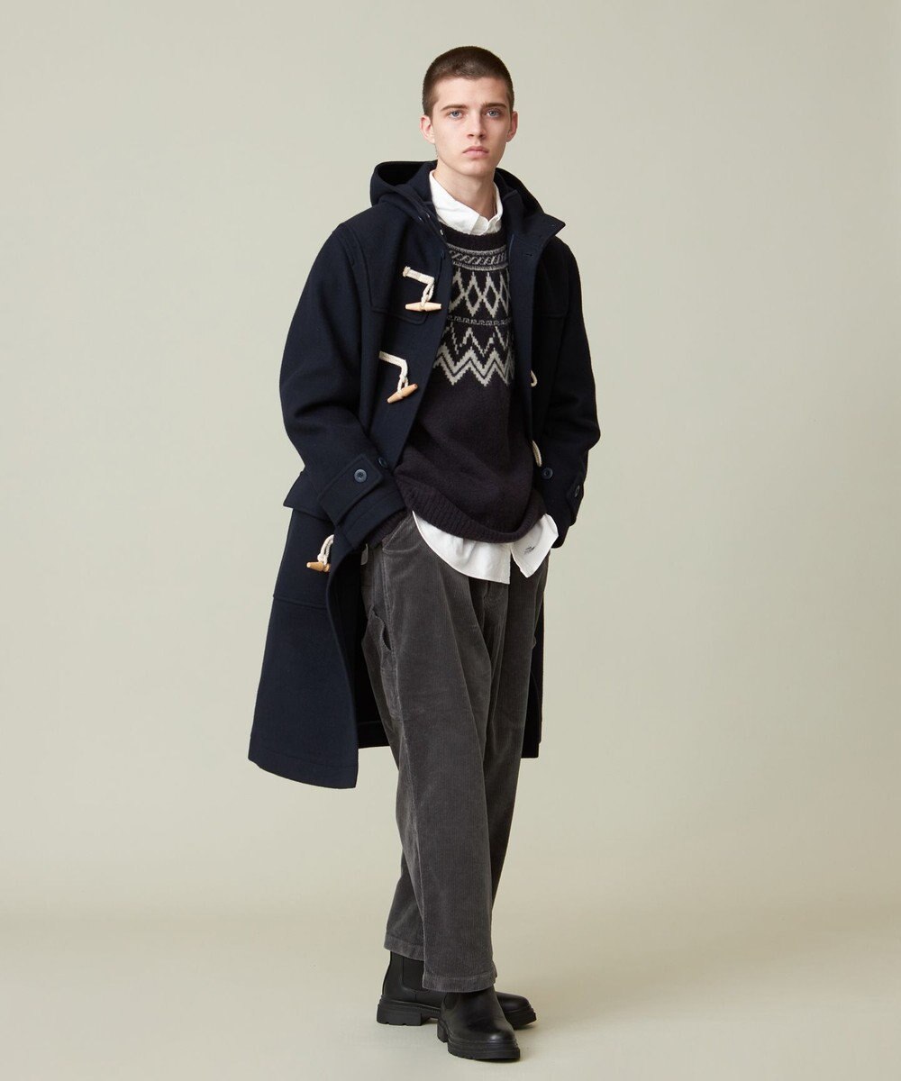 J.PRESS YORK STREET 【UNISEX】メルトンダッフルコート 