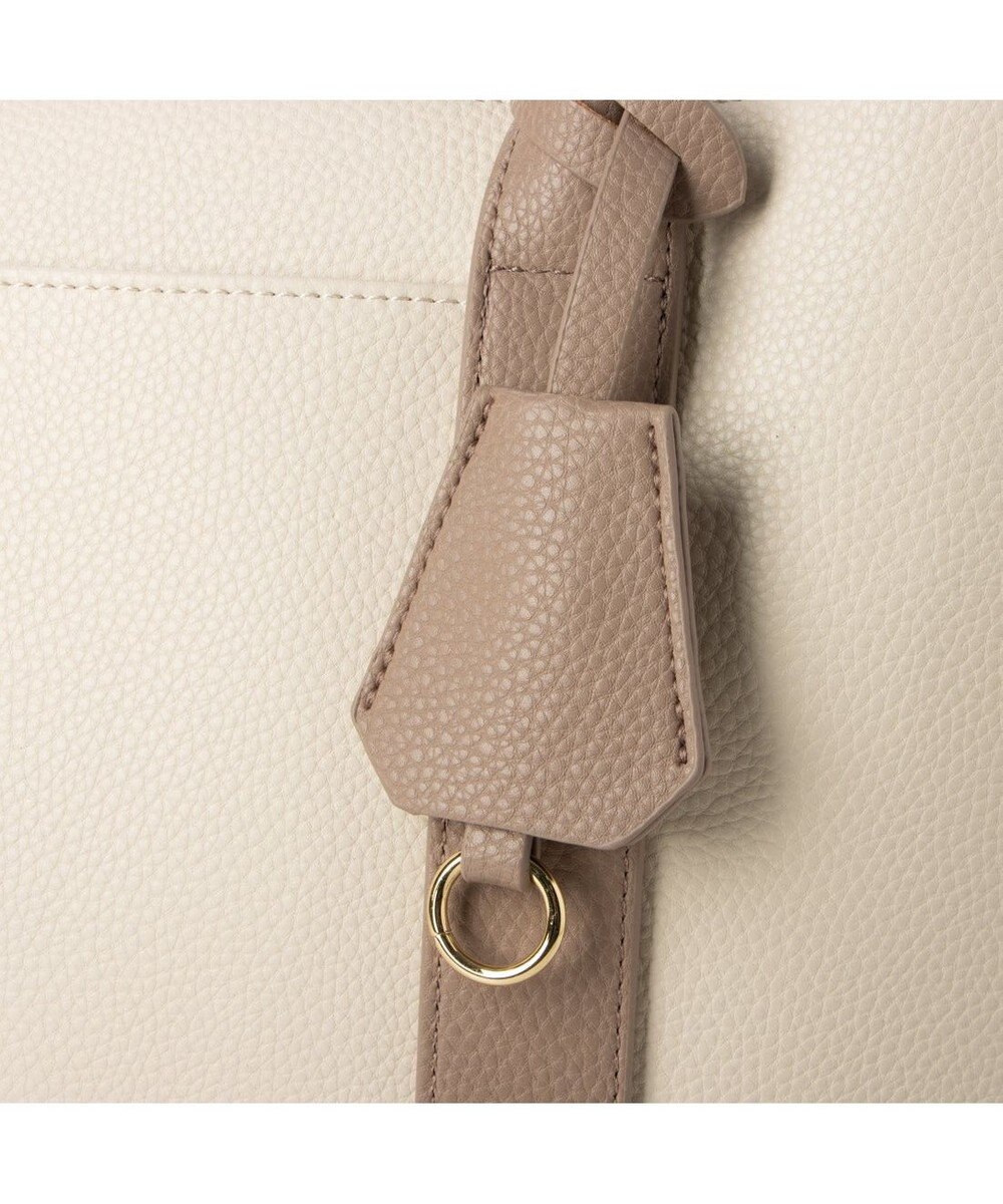 UNBILLION cachecache ショルダー付きパーテーション合成皮革トートL 