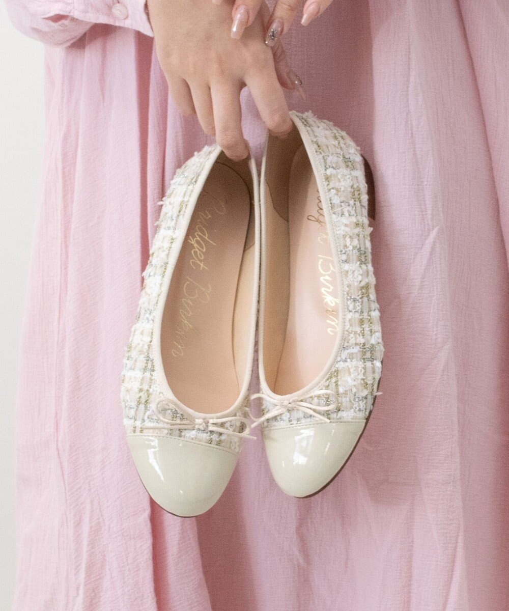 Bridget Birkin 【Bridget Birkin】ラメツイードバレエシューズ 