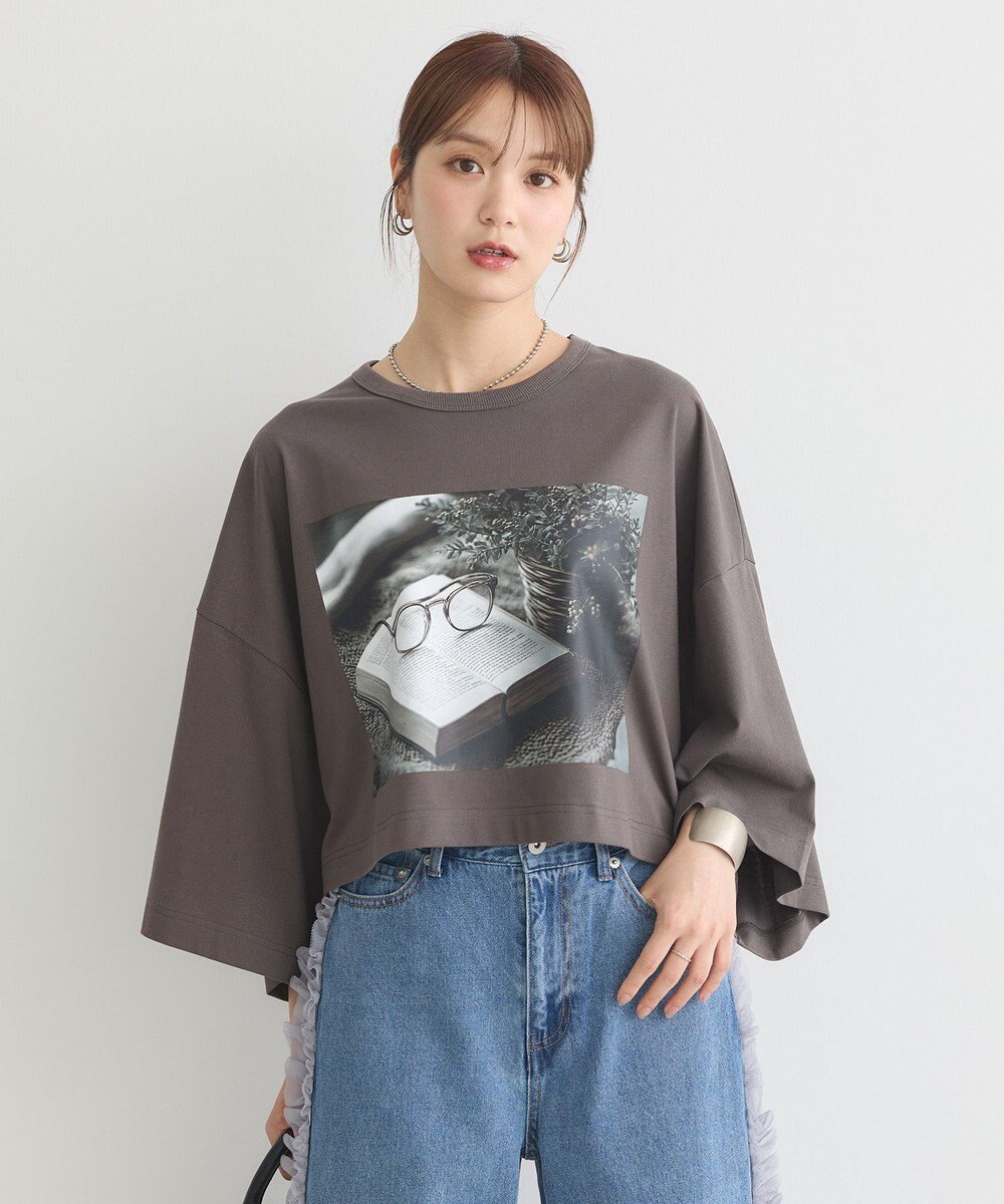 earth music&ecology アソートプリントワイドTee 