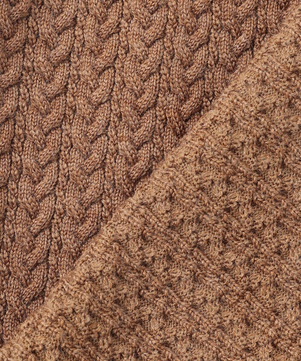 JOSEPH ABBOUD 【滑らかな肌触り/洗える】エクストラファインメリノウール ジップ ニット 