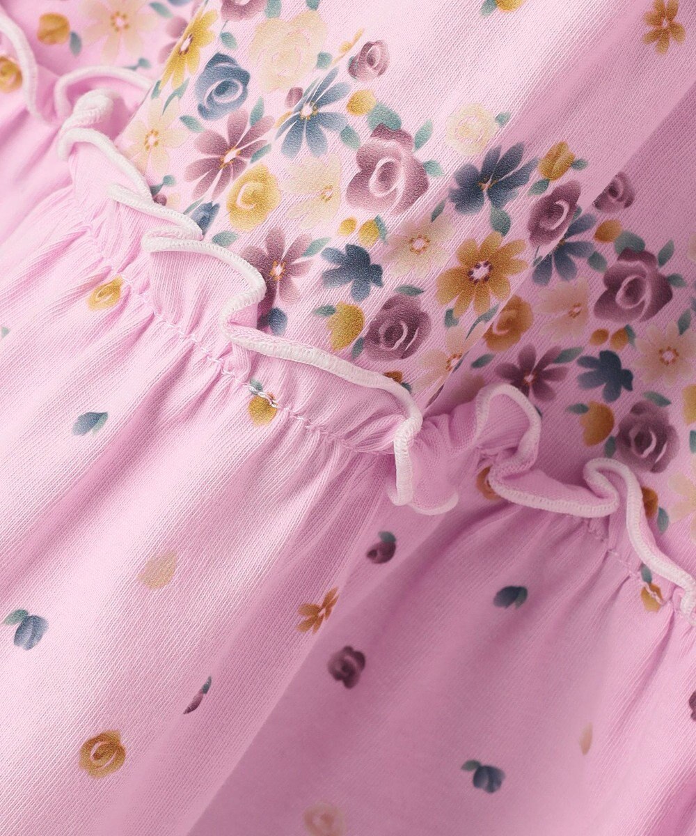 組曲 KIDS 【110-140㎝】ティアードフラワー チュニック 