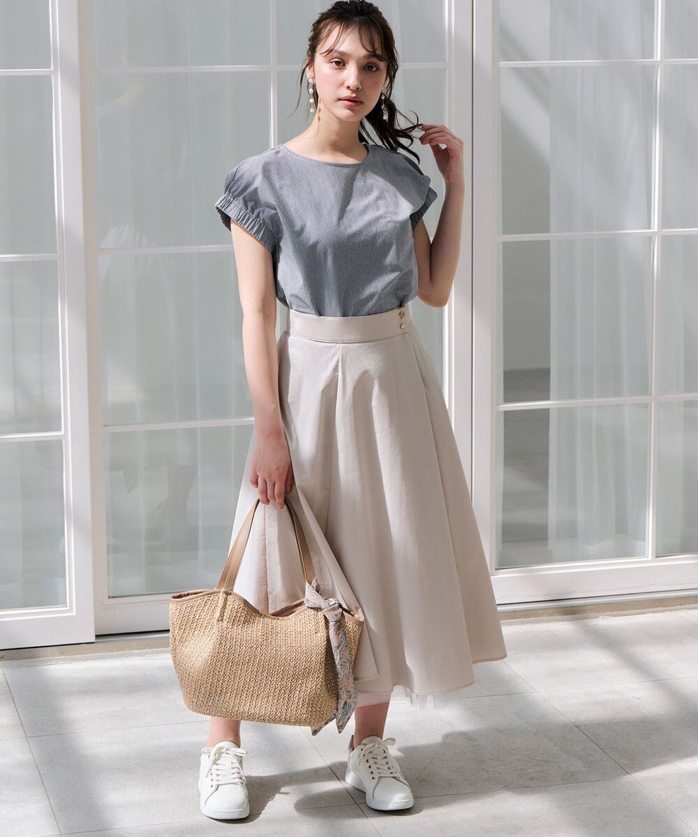 ANY SIS 【2WAY】ライトチュールリバーシブル スカート 