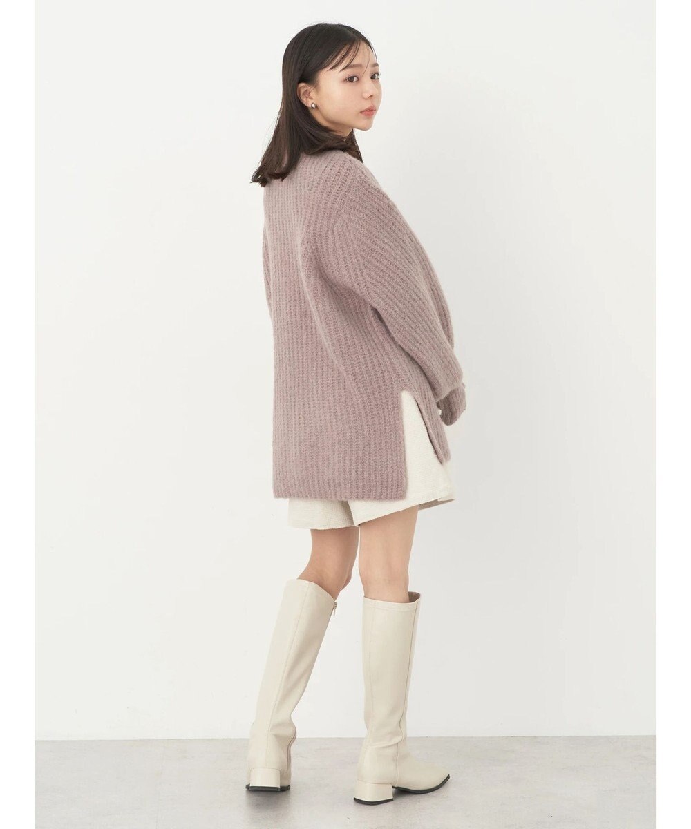 earth music&ecology フワフワＭＩＸヤーンチュニック 