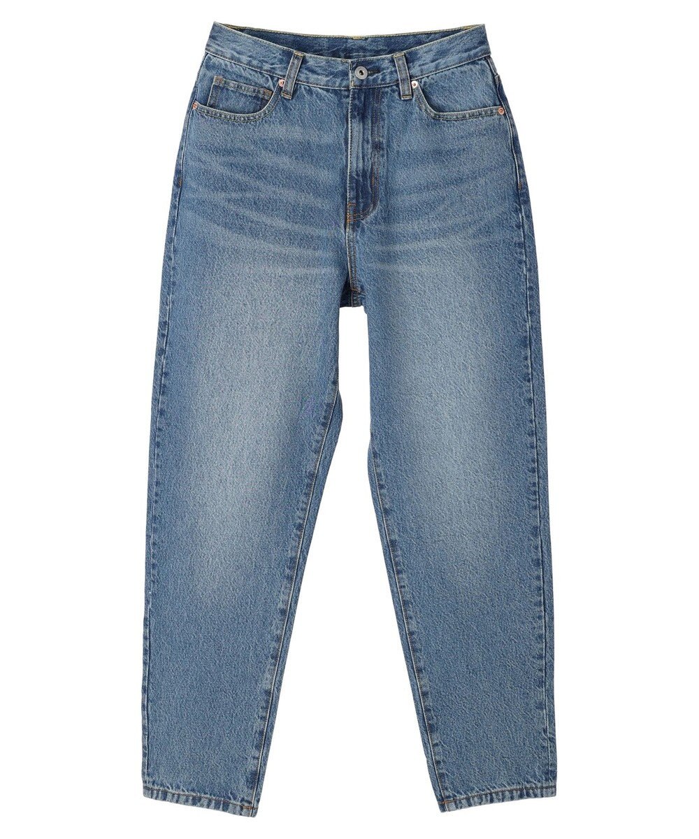 earth music&ecology ウ゛ィンテージ加工テーパードデニム 