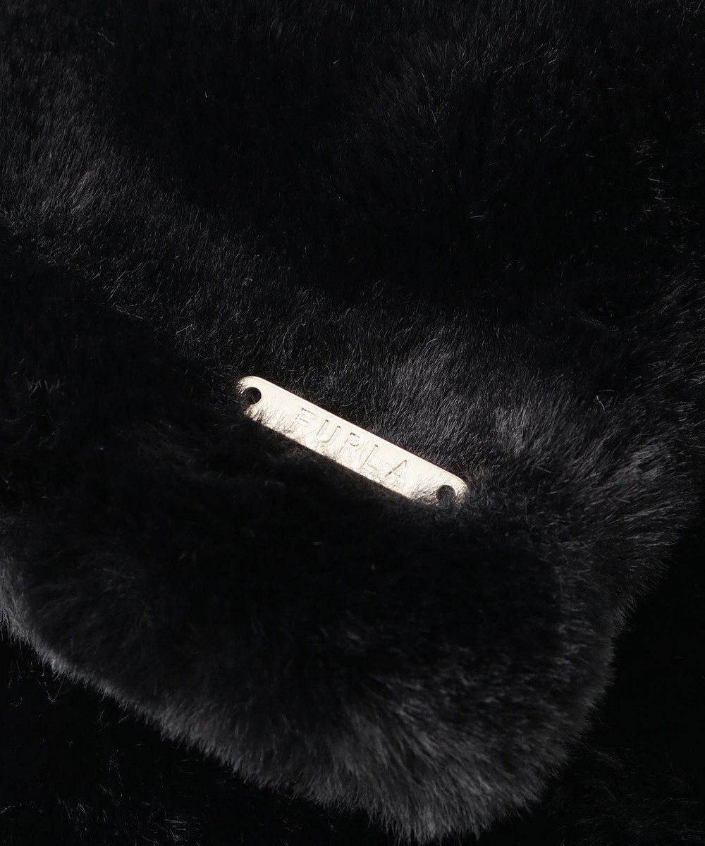 MOONBAT FURLA フェイクファーティアードマフラー 