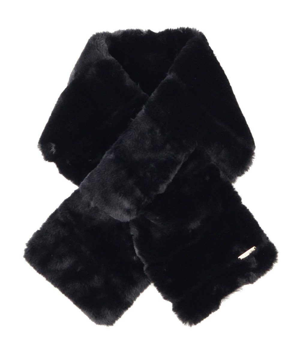 MOONBAT FURLA フェイクファーティアードマフラー 