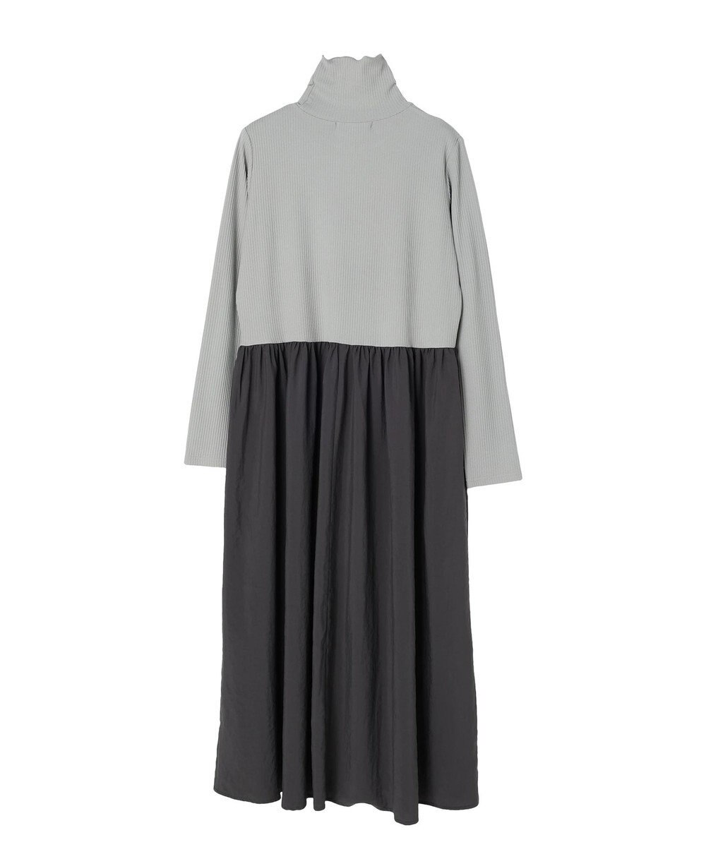 Green Parks ・ＳＵＧＡＲ　ＳＰＯＯＮ　ハイネックギャザーワンピース 