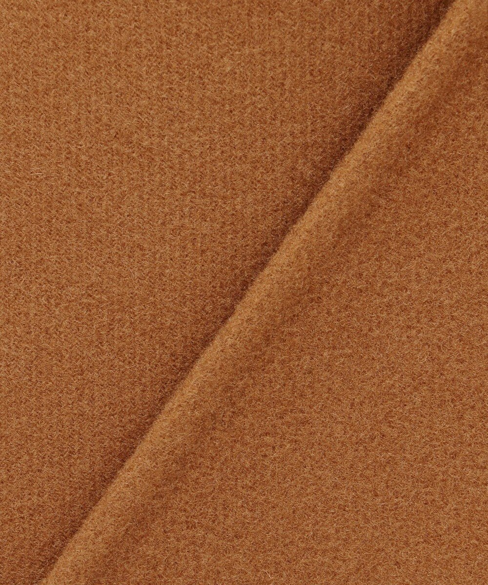 BEIGE， LEMOORE / ウールリバーフェイクレザーポケット付きコート 