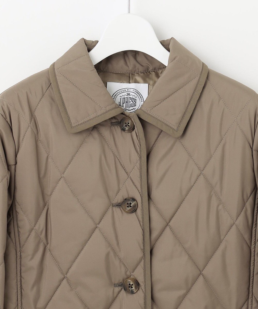 J.PRESS LADIES L 【抗菌防臭】コンパクトタフタプレミアム撥水 ショート アウター 