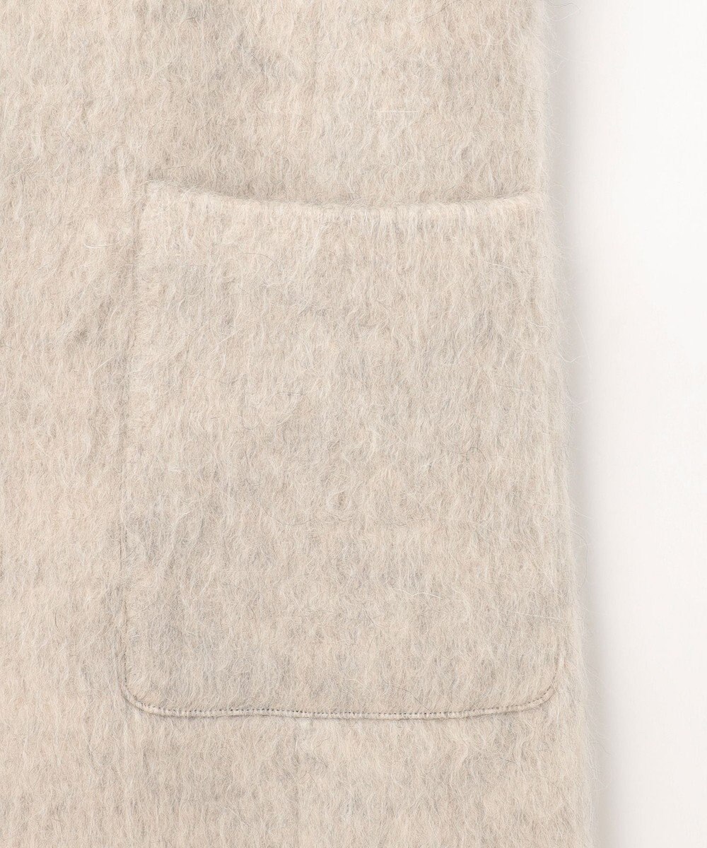 #Newans ロングコクーンファーベスト 