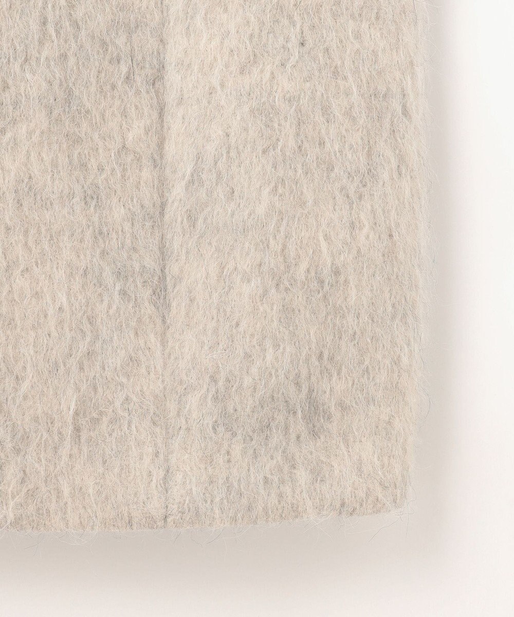 #Newans ロングコクーンファーベスト 