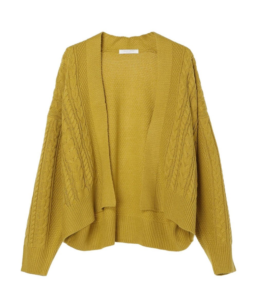 Green Parks 着流しケーブルカーディガン 