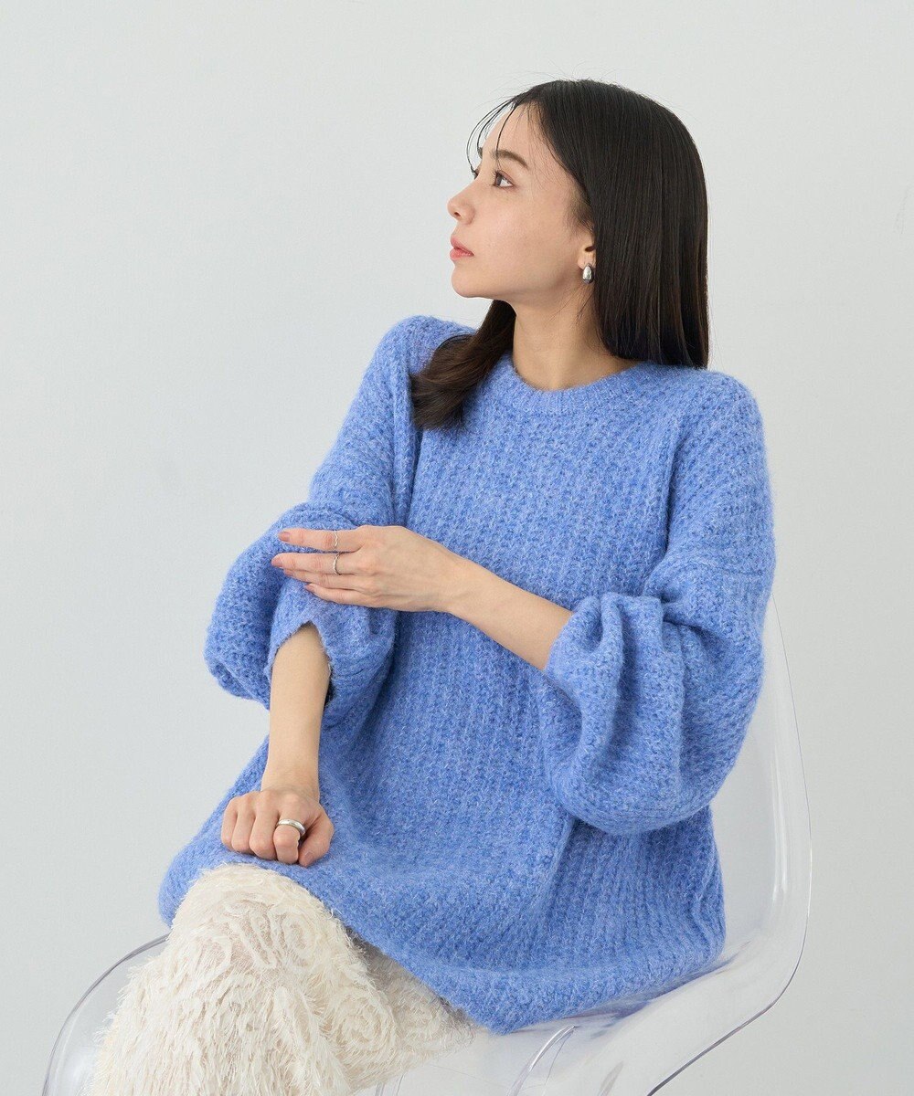 earth music&ecology ふわふわＭＩＸヤーンチュニック 