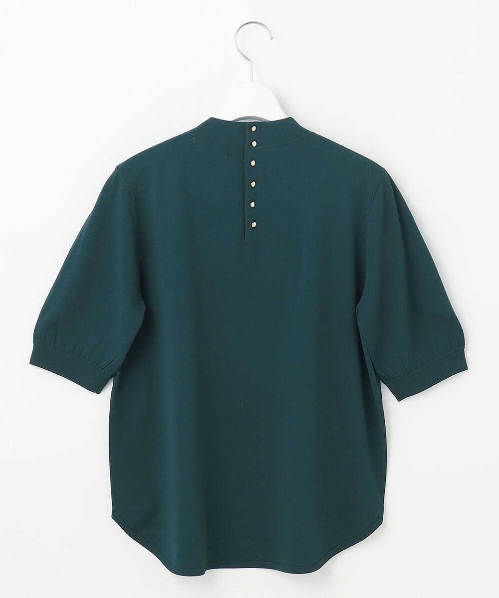 J.PRESS LADIES L 【洗える】レーヨンエリートストレッチ ギャザースリーブ ニット 