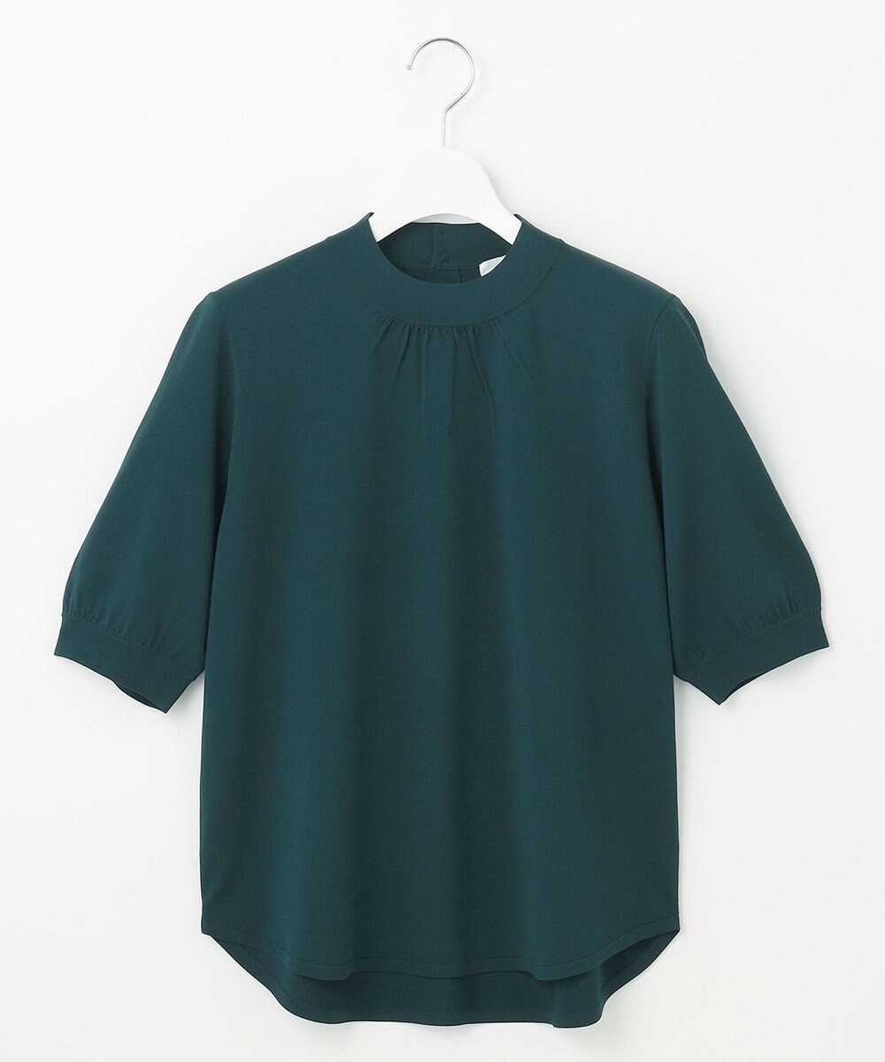 J.PRESS LADIES L 【洗える】レーヨンエリートストレッチ ギャザースリーブ ニット 