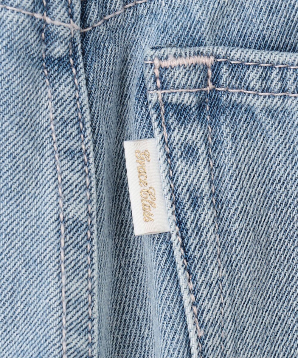 GRACE CONTINENTAL サイドジップデニムパンツ 