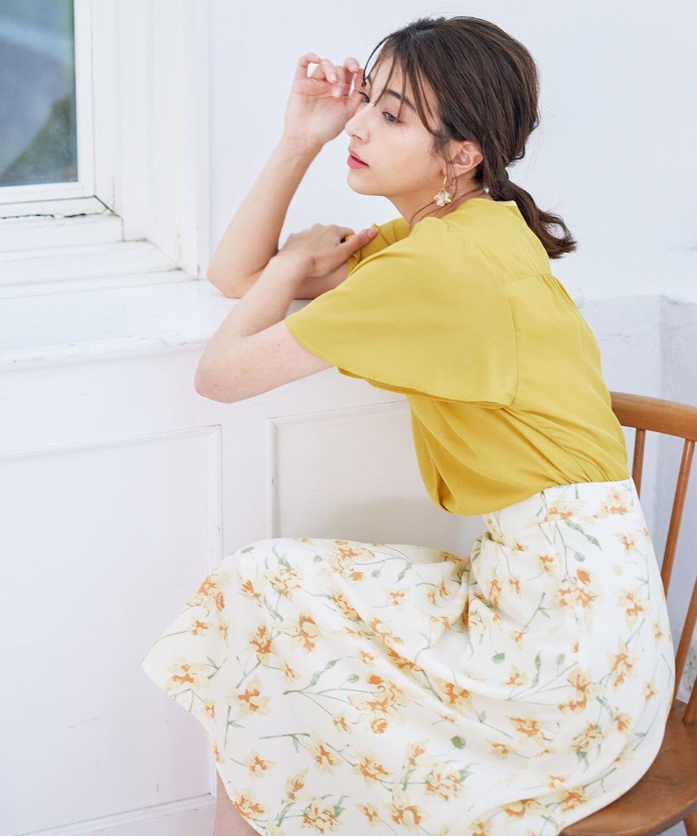 Tiaclasse 花柄プリントスカート 