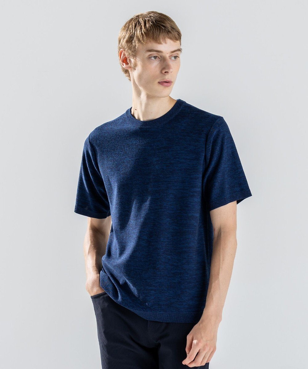 JOSEPH HOMME レクサスムリネ　クルーネック半袖ニット 