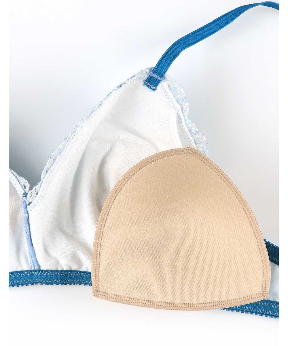 une nana cool MADE WITH LIBERTY FABRIC 【綿混】三角レース 