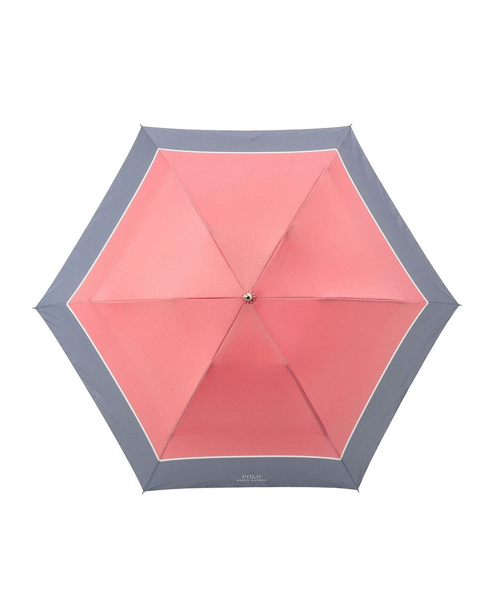 MOONBAT POLO RALPH LAUREN(ポロ ラルフローレン) 折りたたみ傘 ロゴ刺繍 バイカラー 