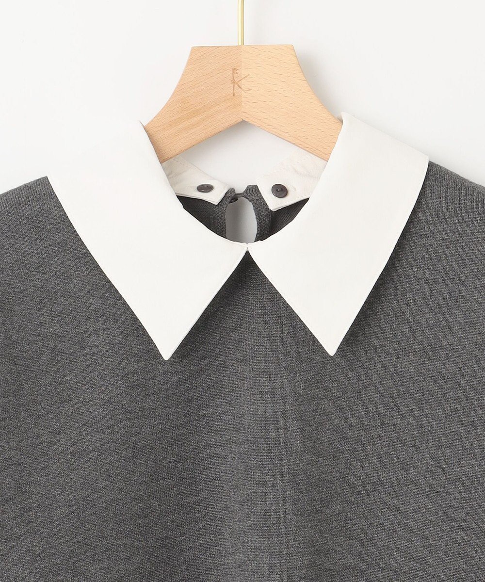 組曲 【WEB限定】ELENA襟付き セットアップワンピ 