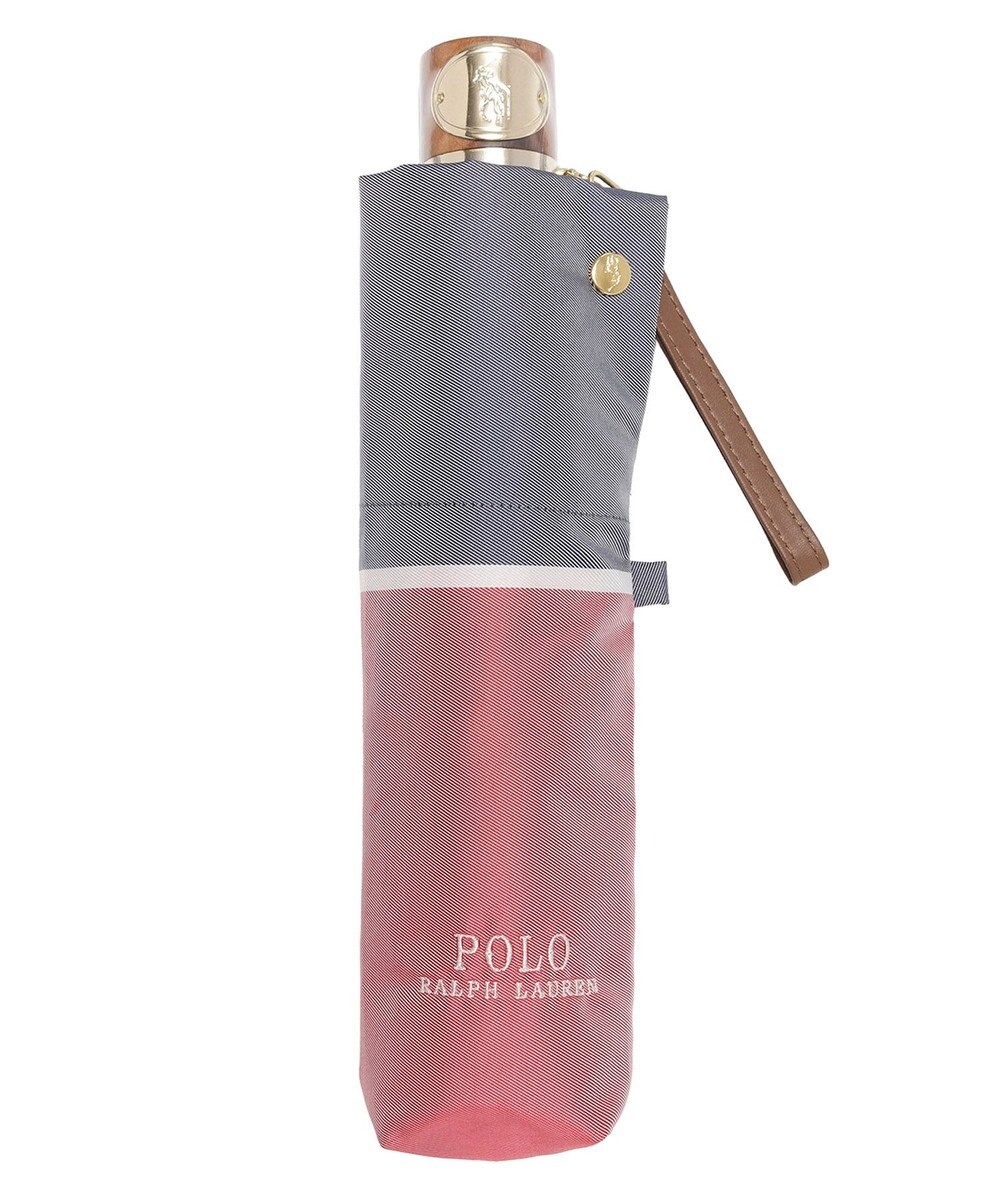 MOONBAT POLO RALPH LAUREN(ポロ ラルフローレン) 折りたたみ傘 ロゴ刺繍 バイカラー 