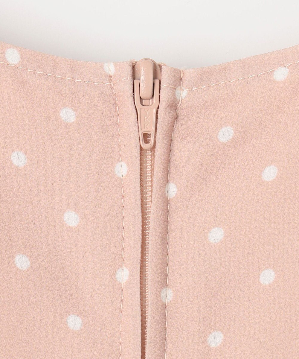 組曲 KIDS 【150-170㎝】ドットシフォン ワンピース 