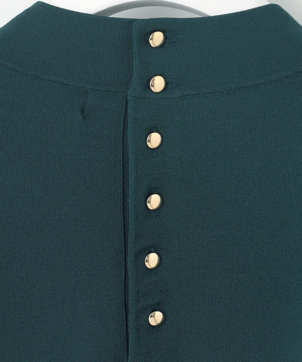 J.PRESS LADIES L 【洗える】レーヨンエリートストレッチ ギャザースリーブ ニット 