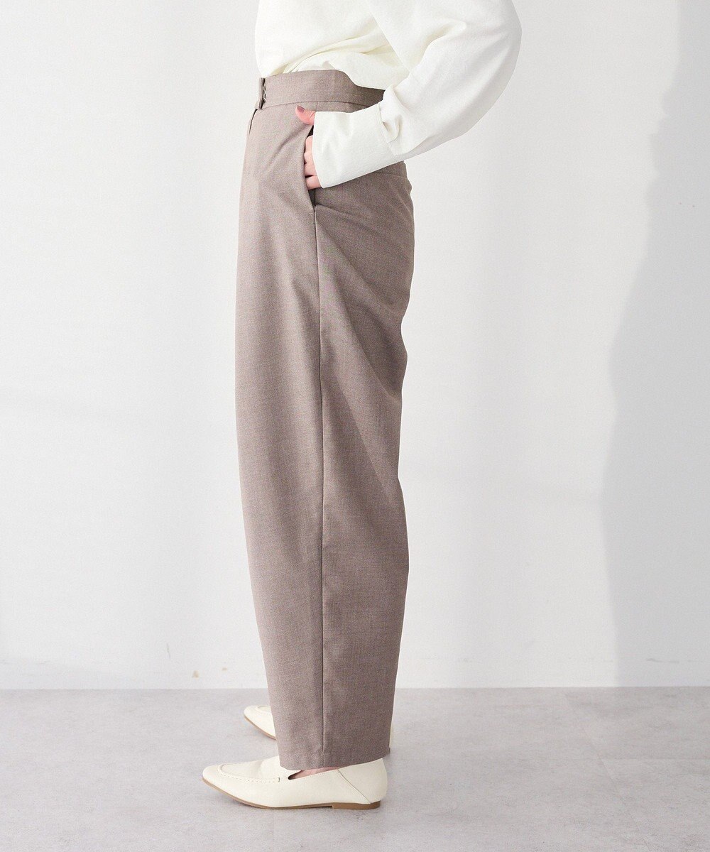 CRAFT STANDARD BOUTIQUE ＜セレモニー＞フロントタックカーブパンツ 