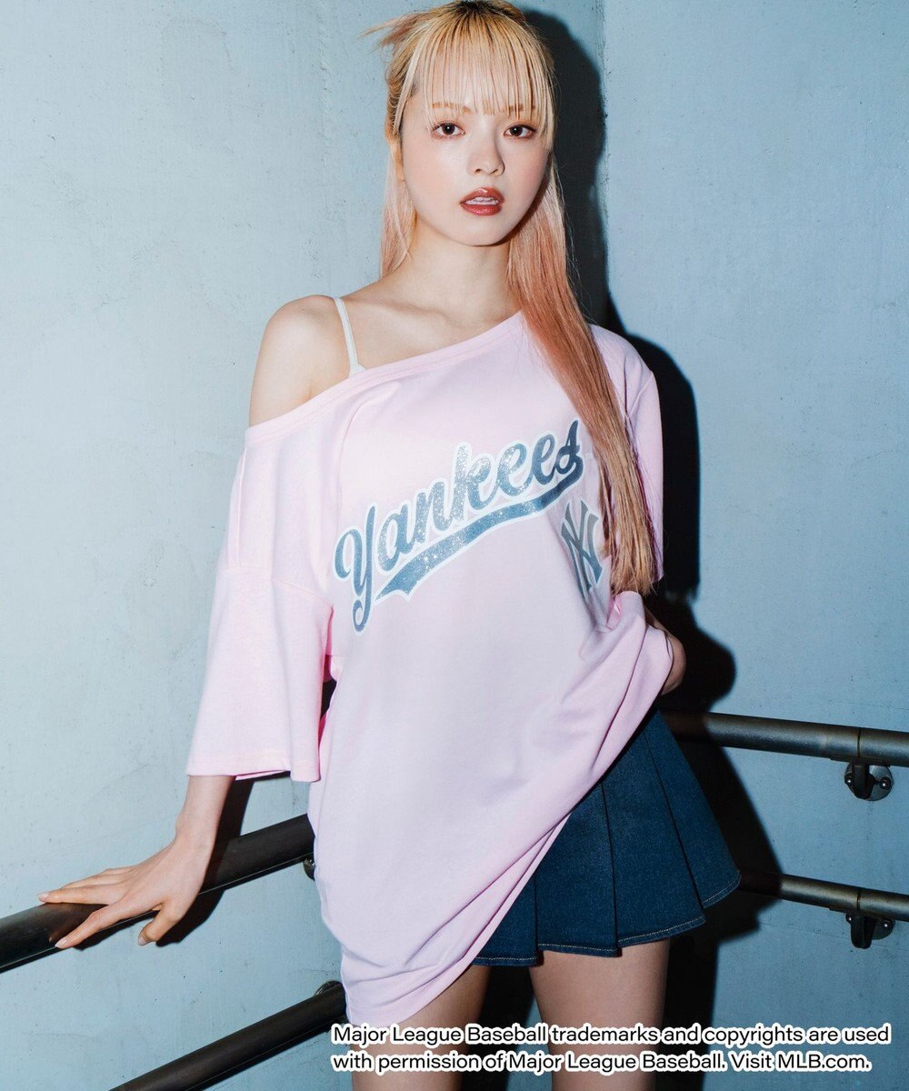 WEGO 別注MLBオフショルビッグT 